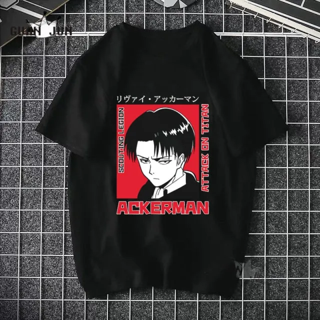 Ackerman Print Anime T Shirt