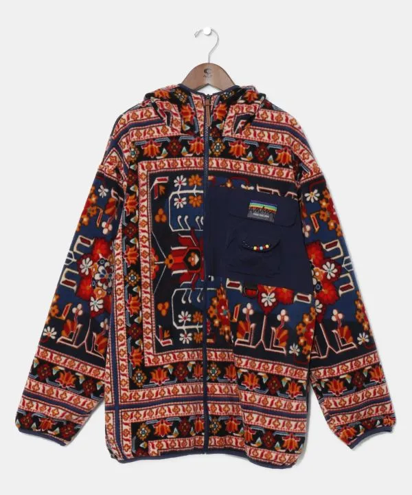 AMINA x GRN Kilim Hoodie Jacket