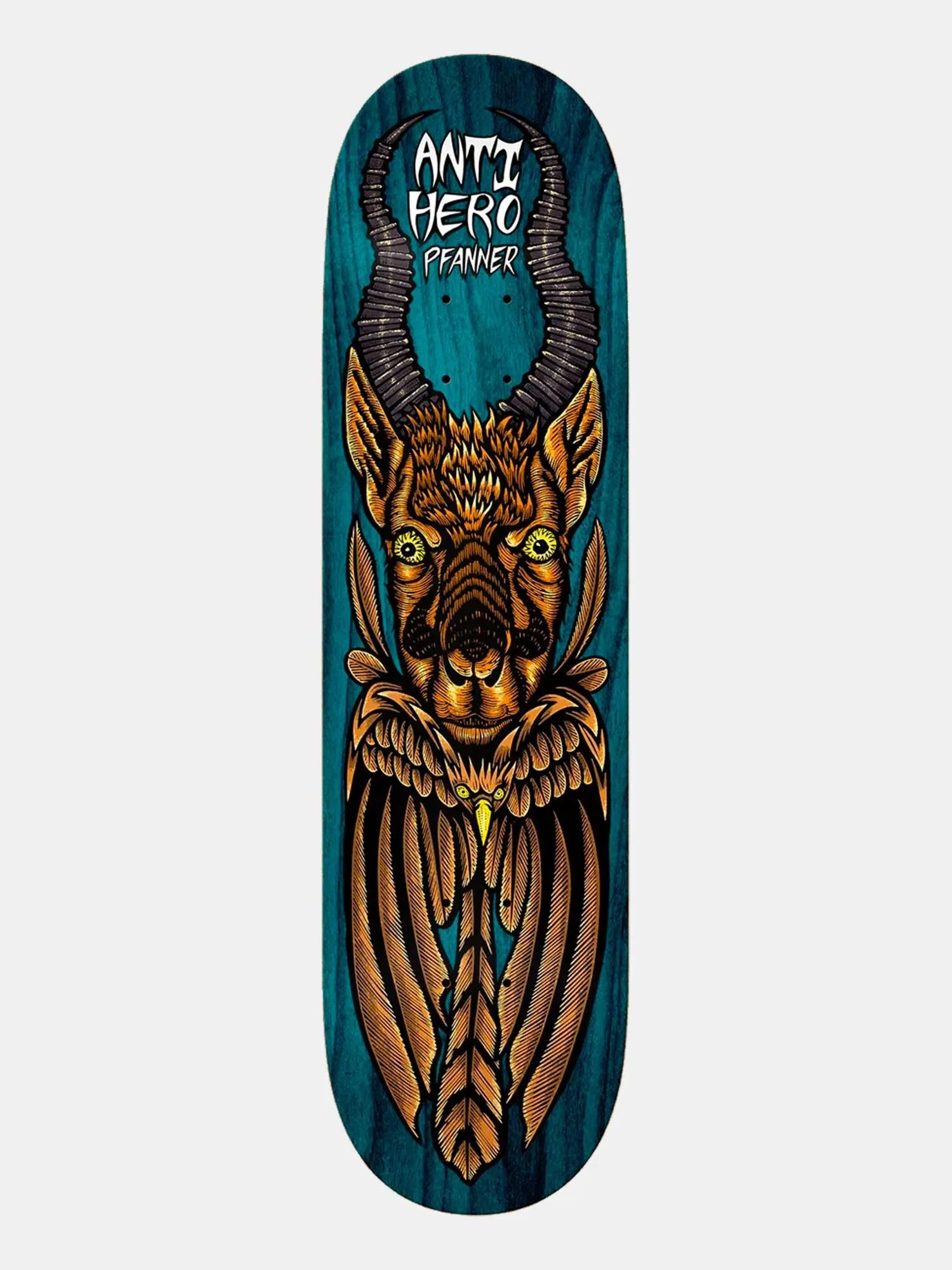 Antihero Deck Chris Pfanner Totem - Assorted Stains