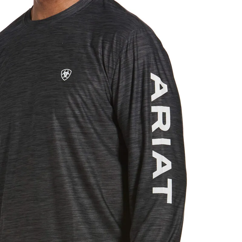 Ariat Clothing Men's Charger Logo Black Shirt