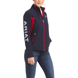 Ariat Women's New Team Navy Softshell Jacket