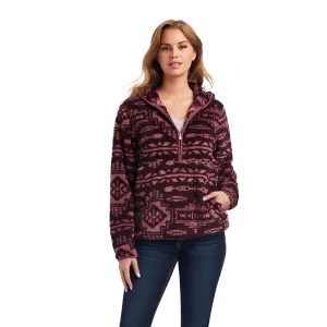 Ariat Women's Real Barber Pullover Maroon Hoodie