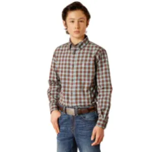 Ariat Youth Pro Brett Bitter Chocolate Shirt