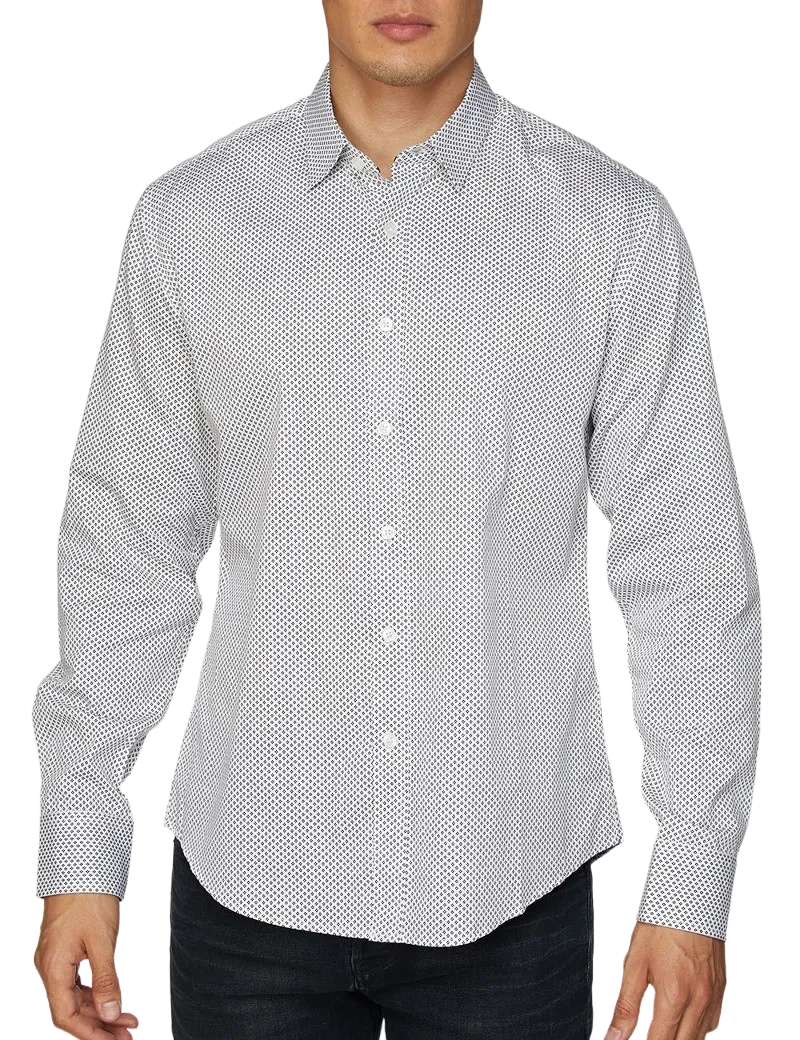 Avalon Men's Pattern Print Button Shirt