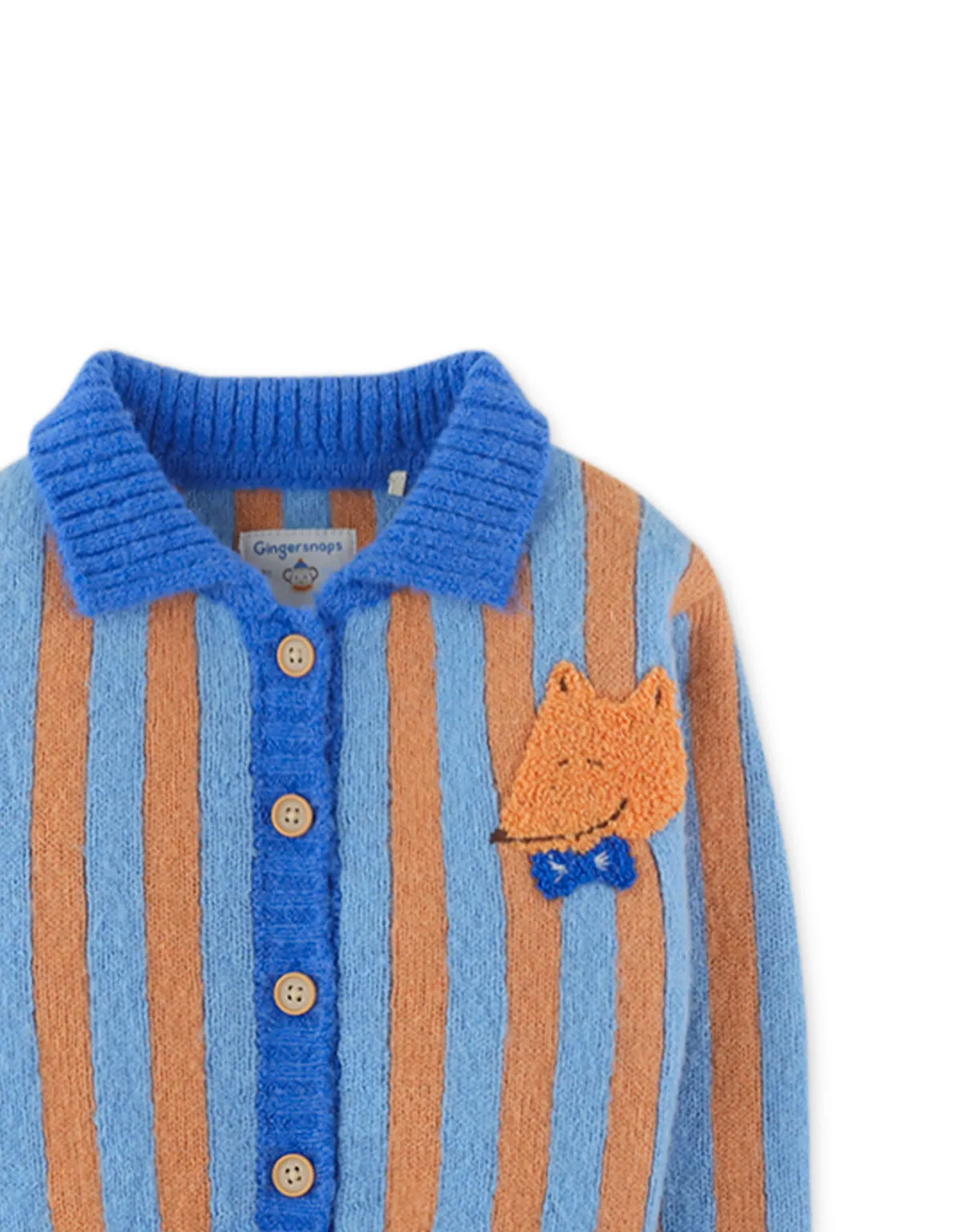 Baby Boy Applique and Elbow Patch Cardigan