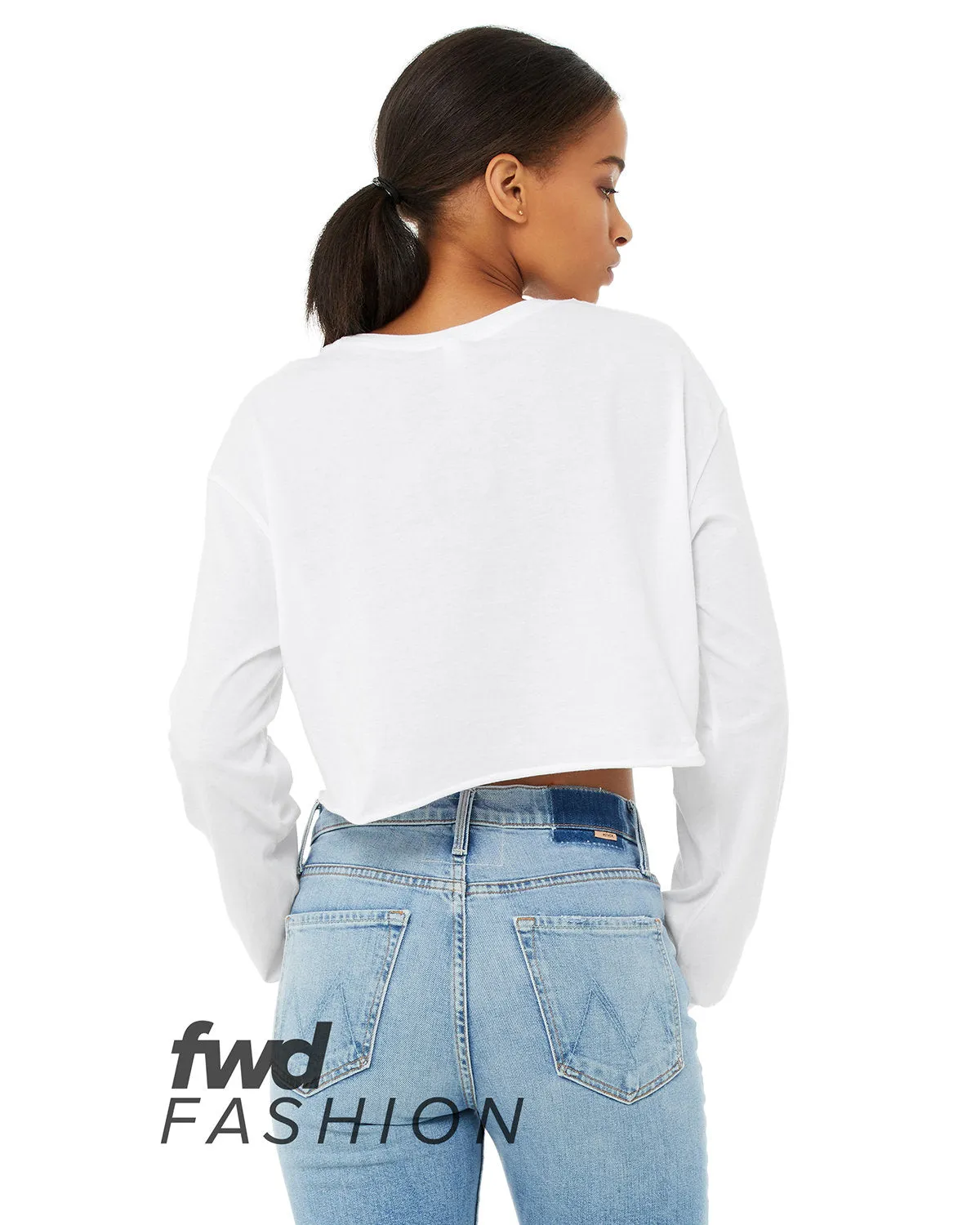 Bella   Canvas FWD Fashion Ladies' Cropped Long-Sleeve T-Shirt