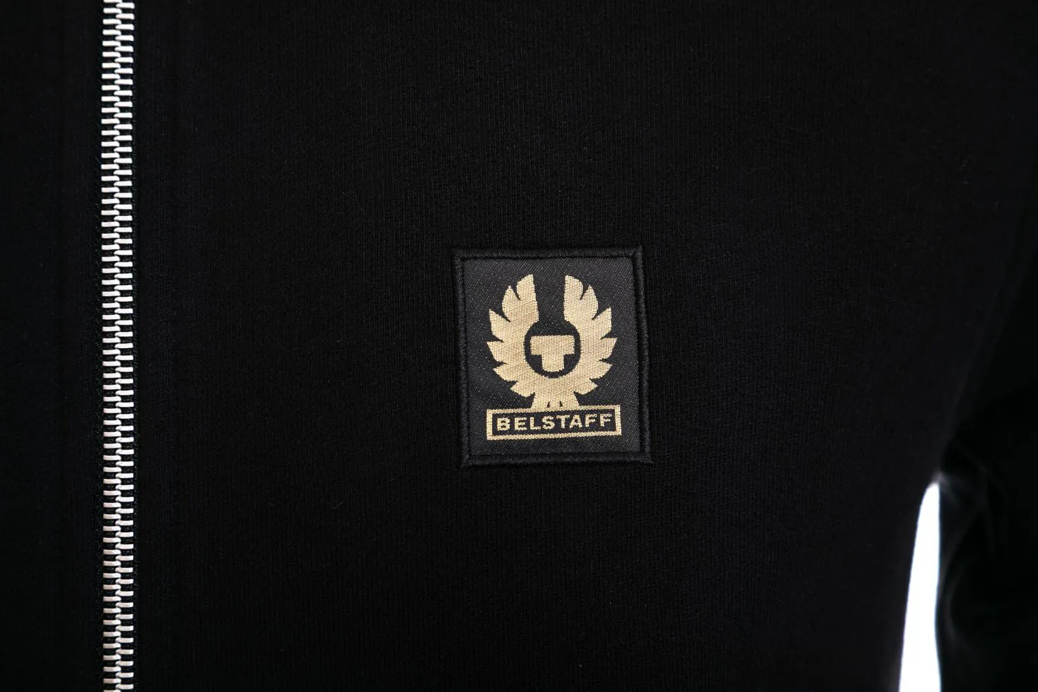 Belstaff Zip Through Sweatshirt in Black