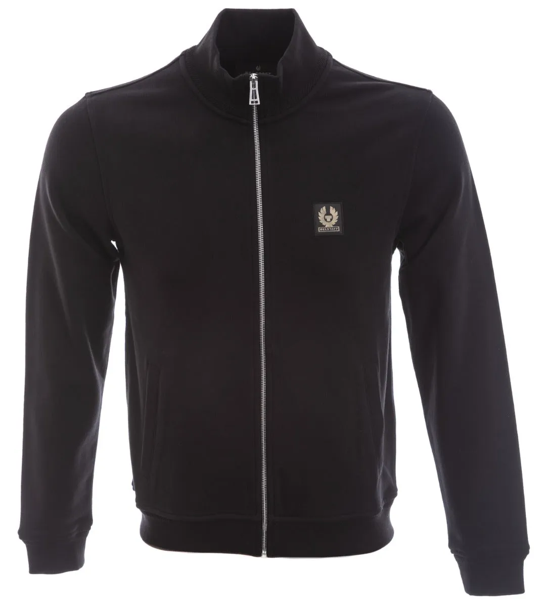 Belstaff Zip Through Sweatshirt in Black