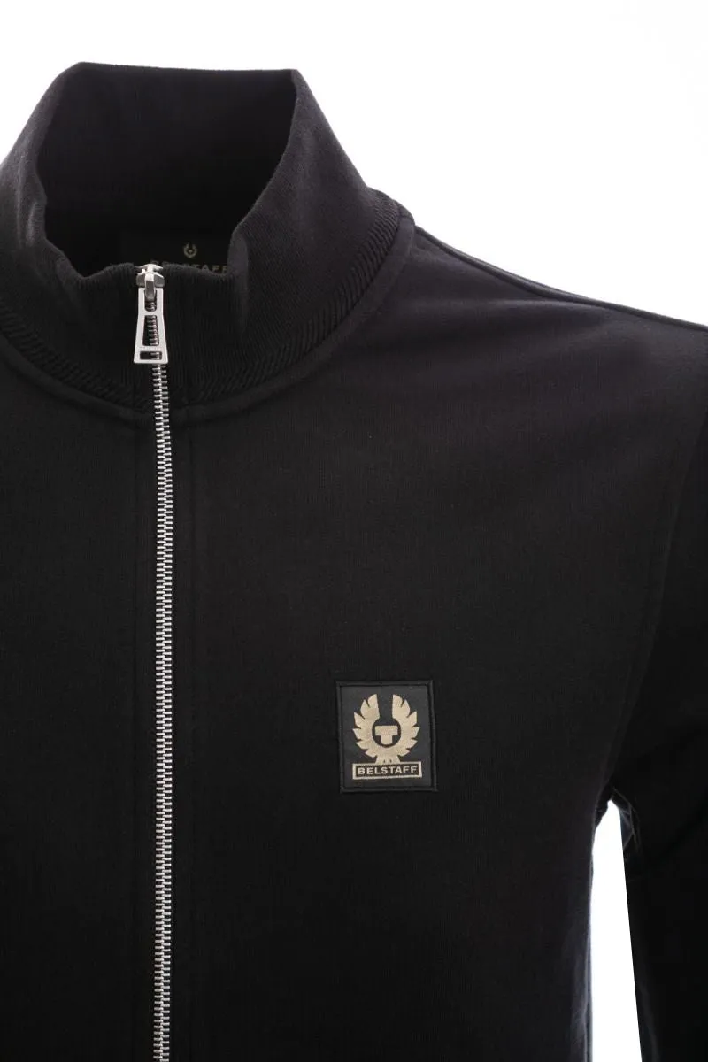 Belstaff Zip Through Sweatshirt in Black