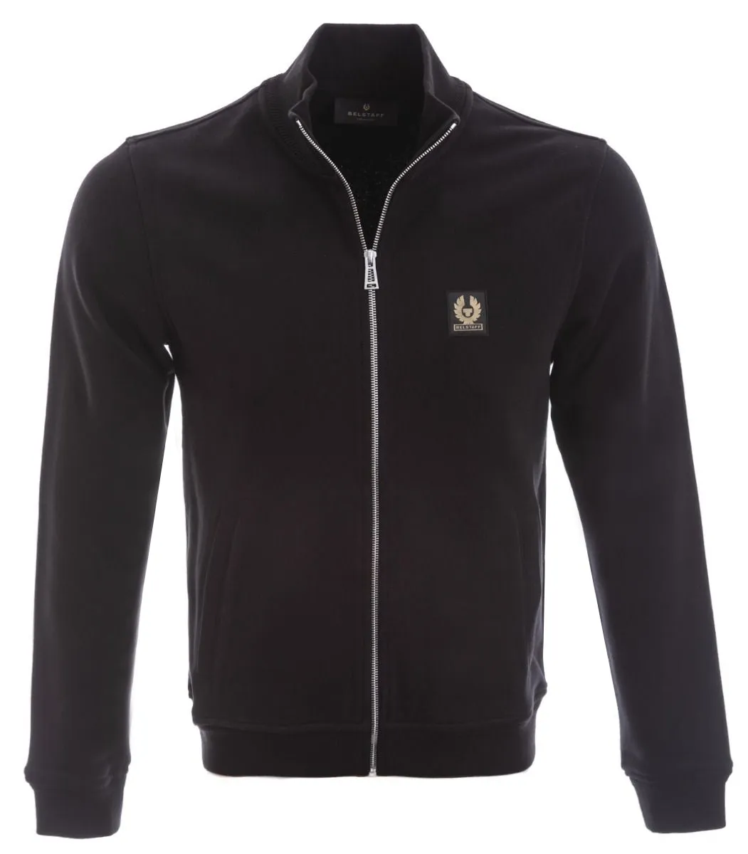 Belstaff Zip Through Sweatshirt in Black