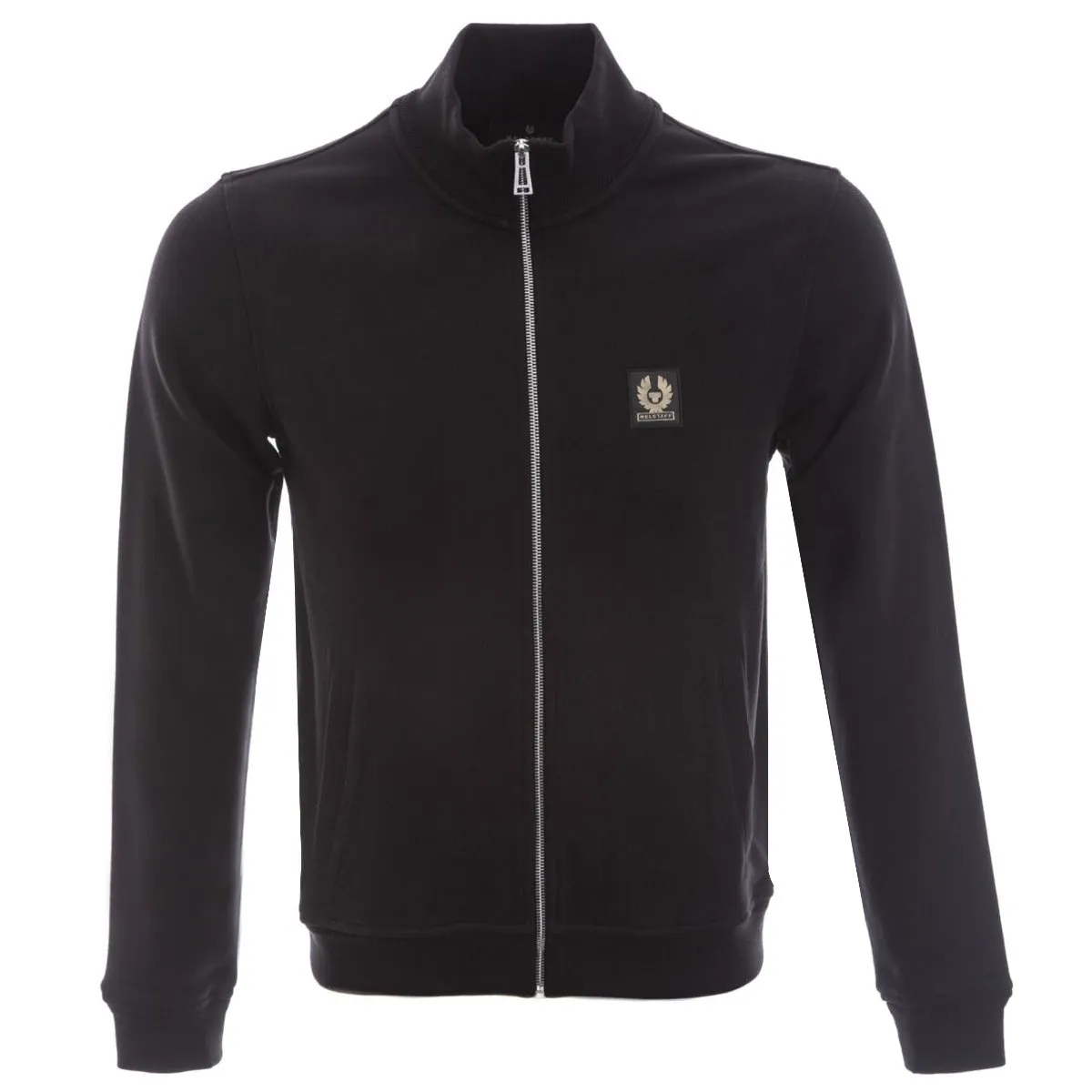 Belstaff Zip Through Sweatshirt in Black