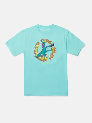 Big Boys Ramp Raptor Short Sleeve Tee - Crete Blue