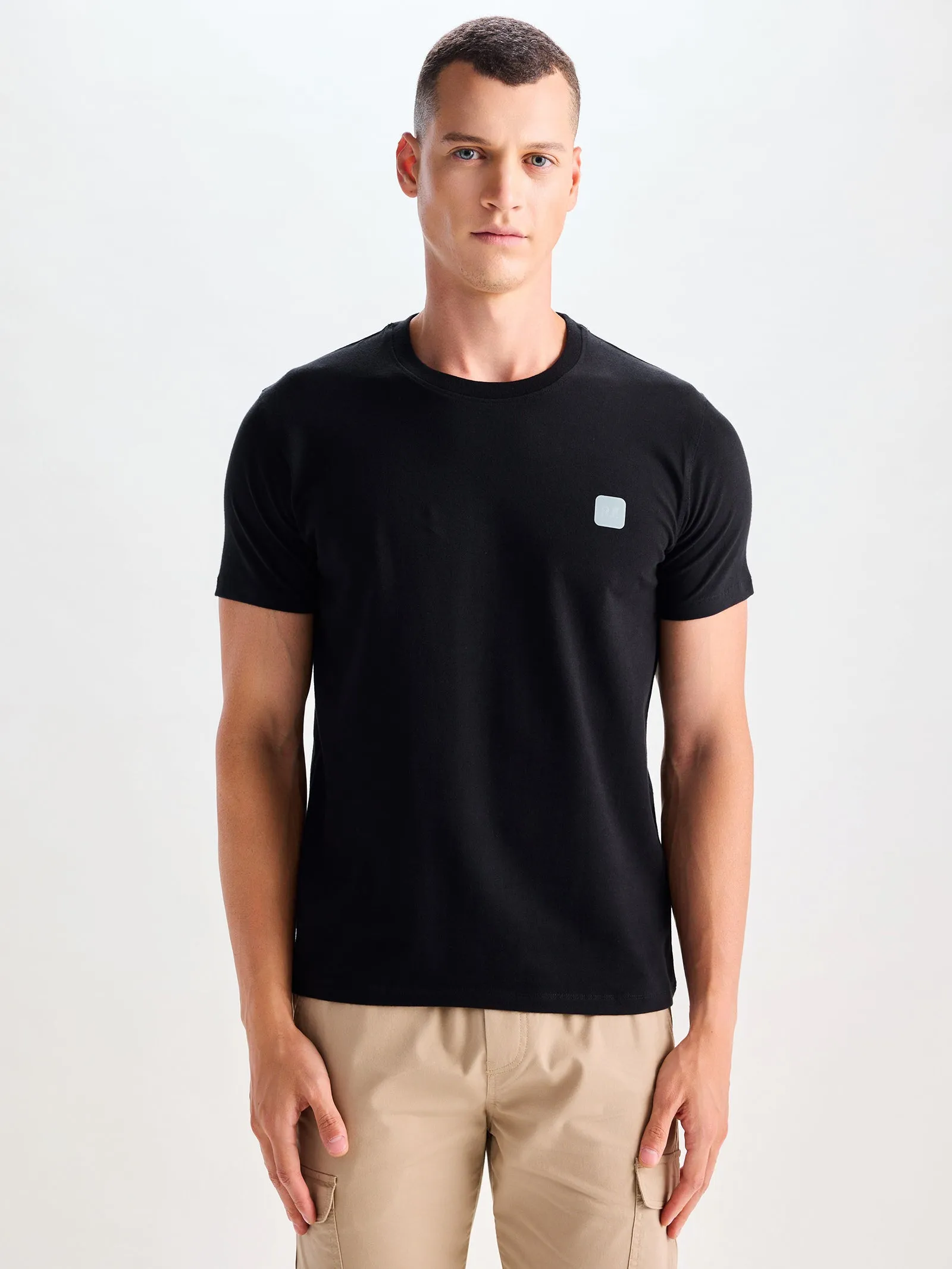 Black Ultra Soft Stretch T-Shirt