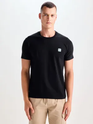 Black Ultra Soft Stretch T-Shirt