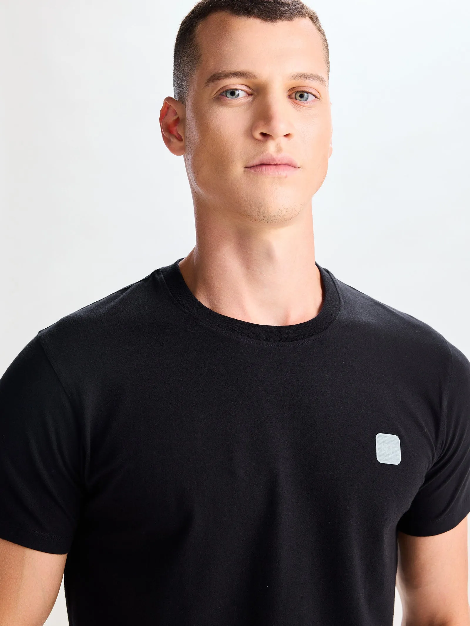 Black Ultra Soft Stretch T-Shirt