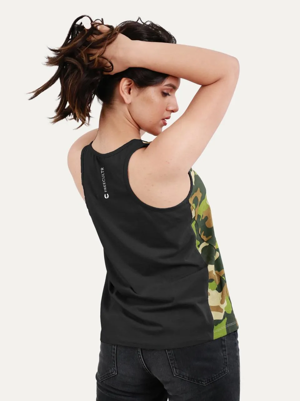 Camouflage Printed Women's Tanks (Pack of 4)