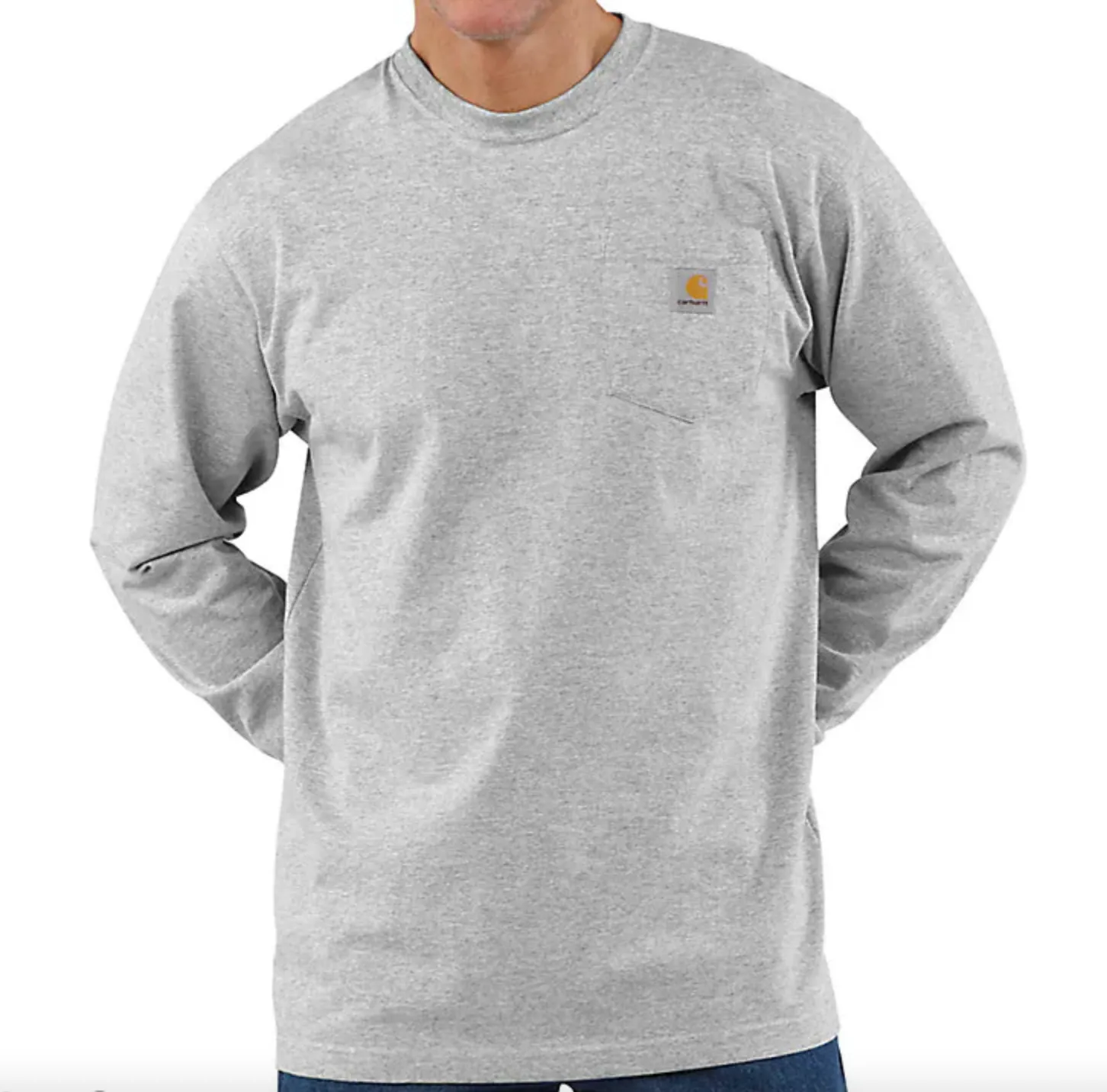 Carhartt K126 Big & Tall Long Sleeve Pocket T-Shirt