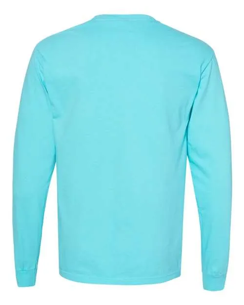 Comfort Colors Garment-Dyed Heavyweight Long Sleeve Pocket T-Shirt