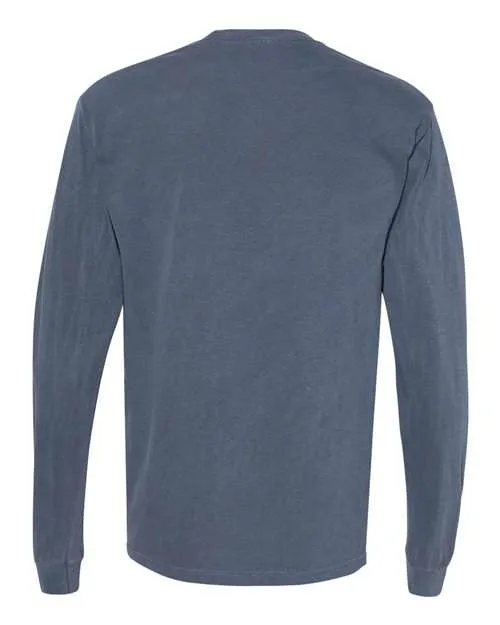 Comfort Colors Garment-Dyed Heavyweight Long Sleeve Pocket T-Shirt