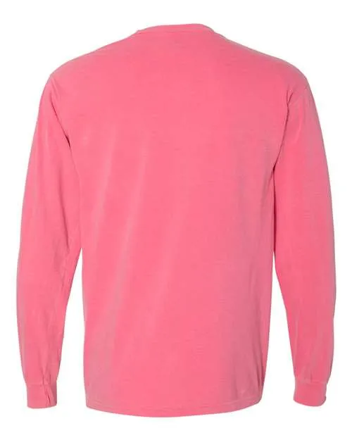 Comfort Colors Garment-Dyed Heavyweight Long Sleeve Pocket T-Shirt