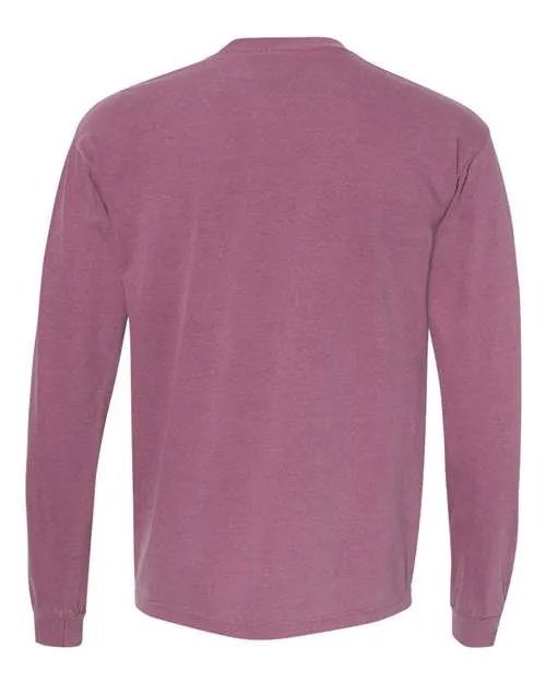 Comfort Colors Garment-Dyed Heavyweight Long Sleeve Pocket T-Shirt