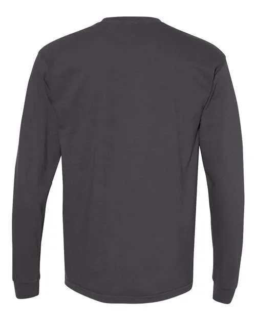 Comfort Colors Garment-Dyed Heavyweight Long Sleeve Pocket T-Shirt