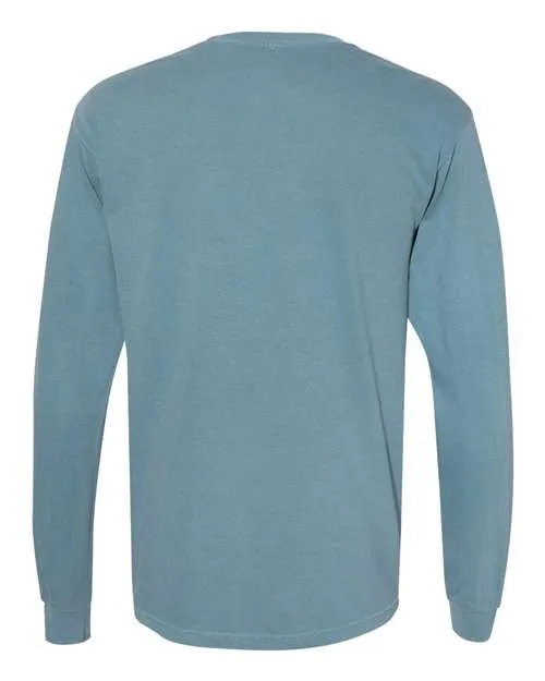 Comfort Colors Garment-Dyed Heavyweight Long Sleeve Pocket T-Shirt