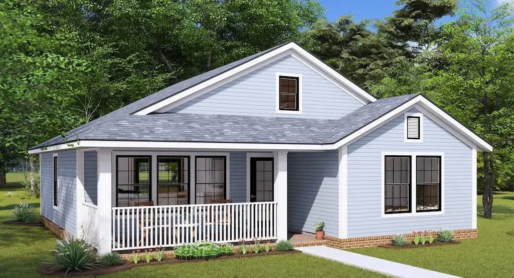 Cozy 2-Bedroom Retreat with Open Layout and Inviting Front Porch