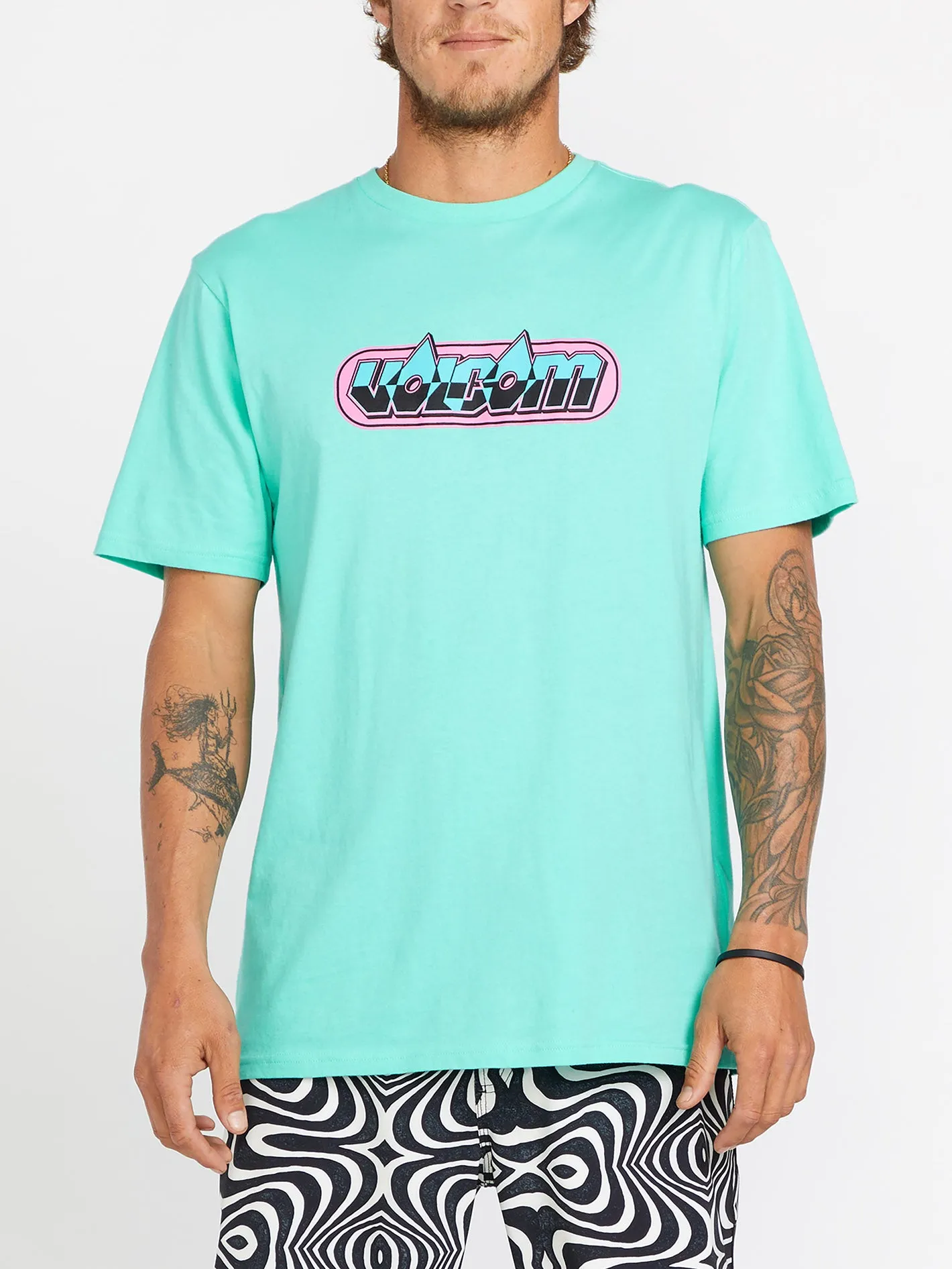 Crash Test T-Shirt - Dusty Aqua