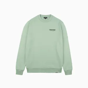 CROYEZ ABSTRACT SWEATER - SILT GREEN