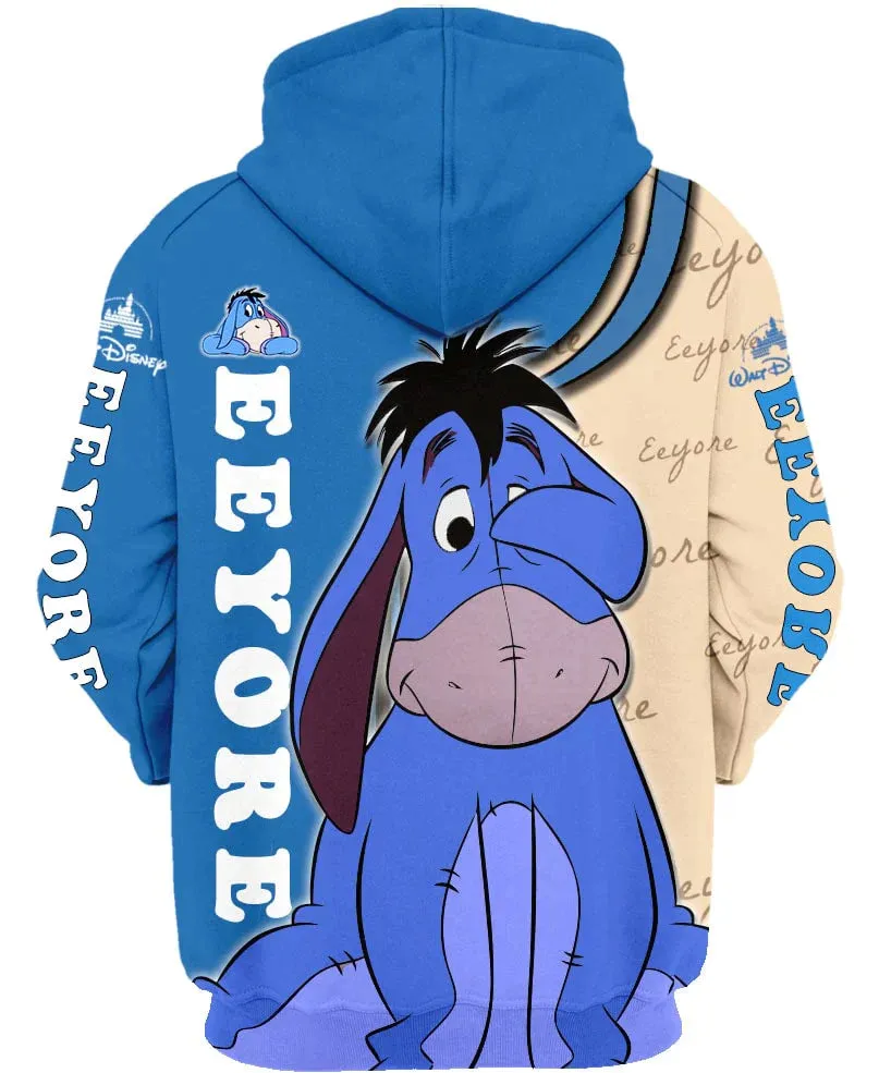 Eeyore Donkey Zip Up Hoodie