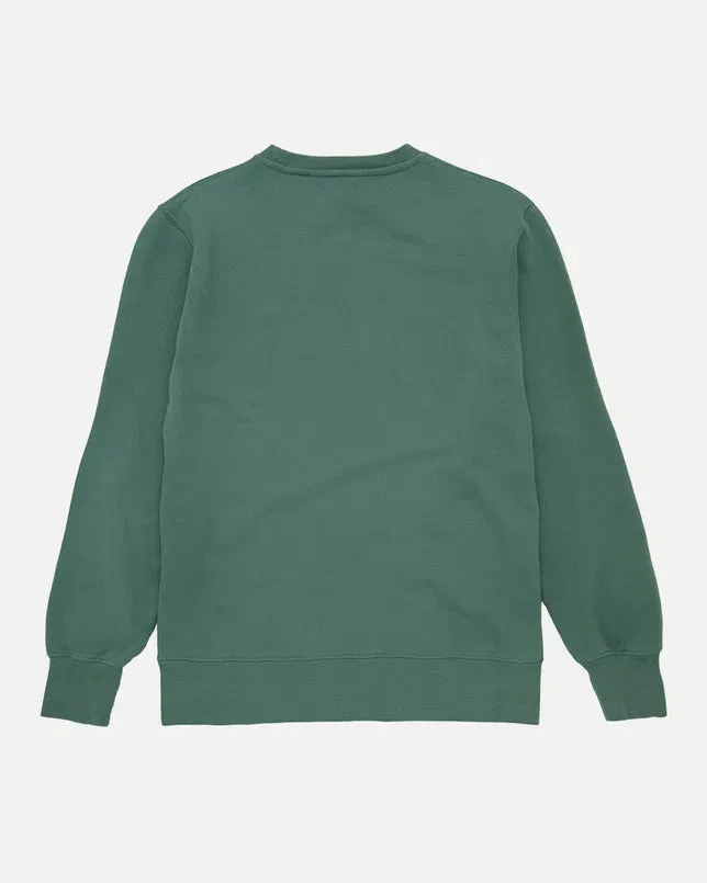 ERSTWHILE Sweatshirt Waaier - Pine Green