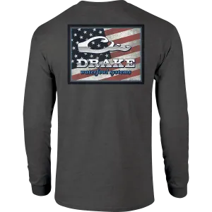 Flag Square Long Sleeve T-Shirt