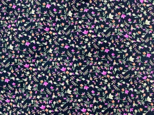 Fleur - Clearance Printed Crepe Fabric