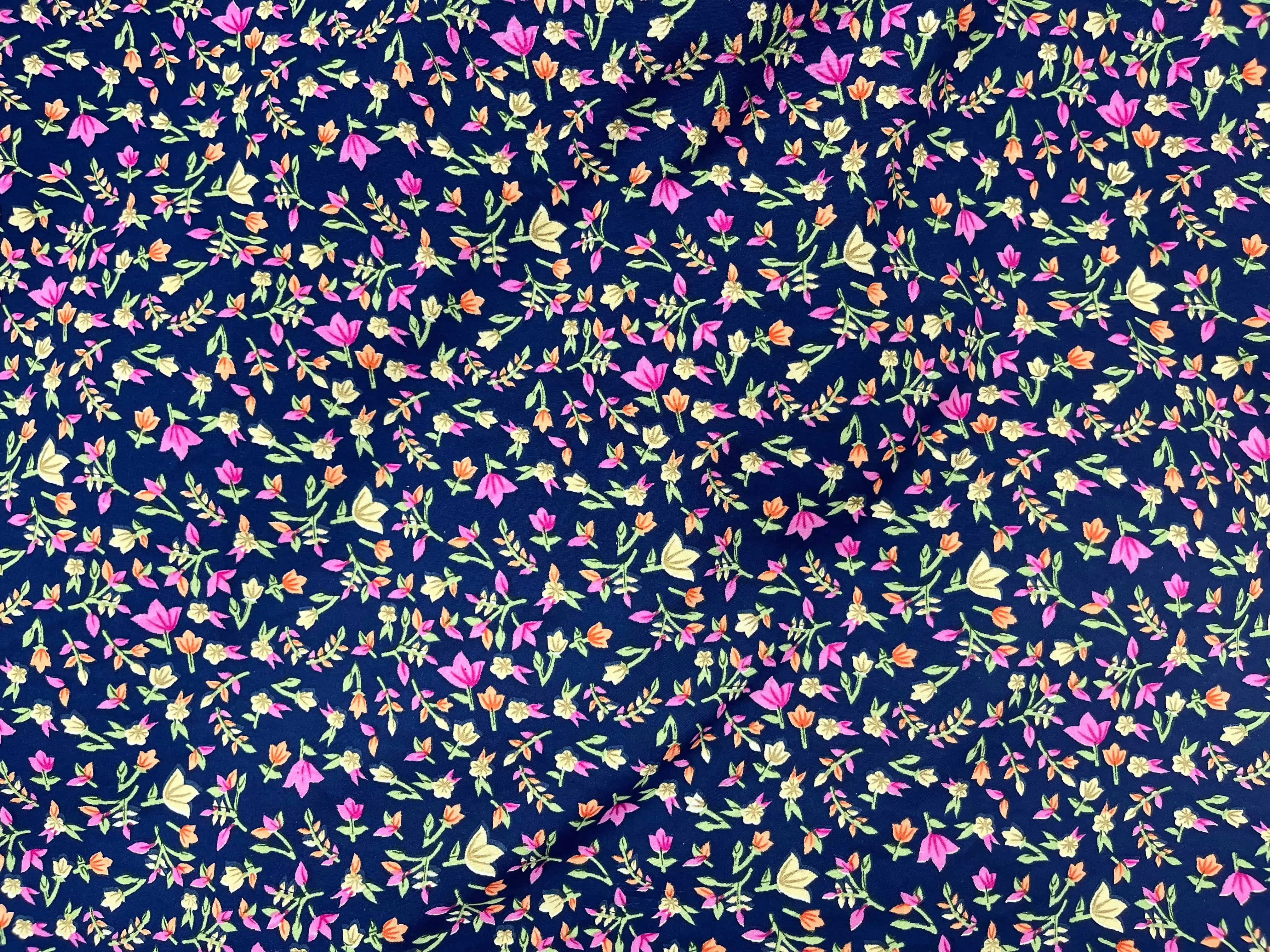 Fleur - Clearance Printed Crepe Fabric