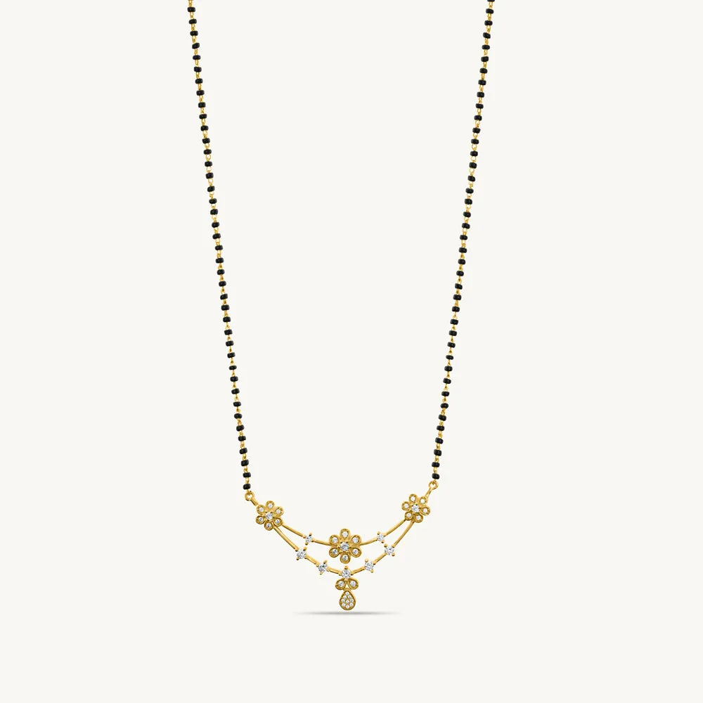 Floral Elegance Mangalsutra