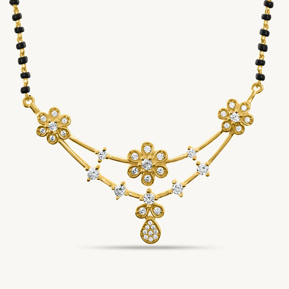 Floral Elegance Mangalsutra