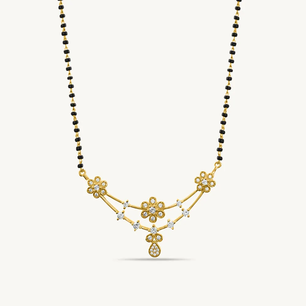 Floral Elegance Mangalsutra