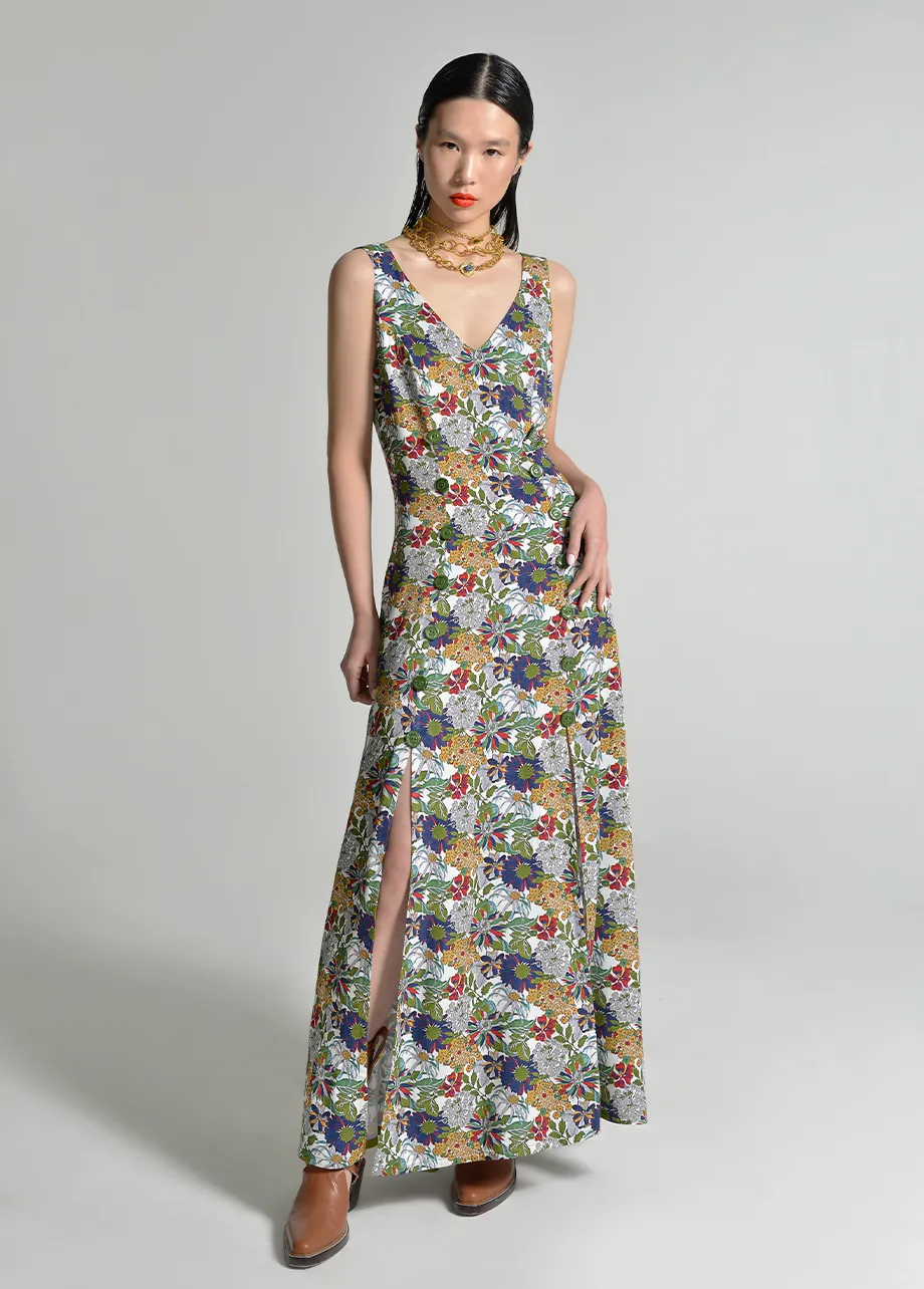 FLORAL POWER LONG DRESS