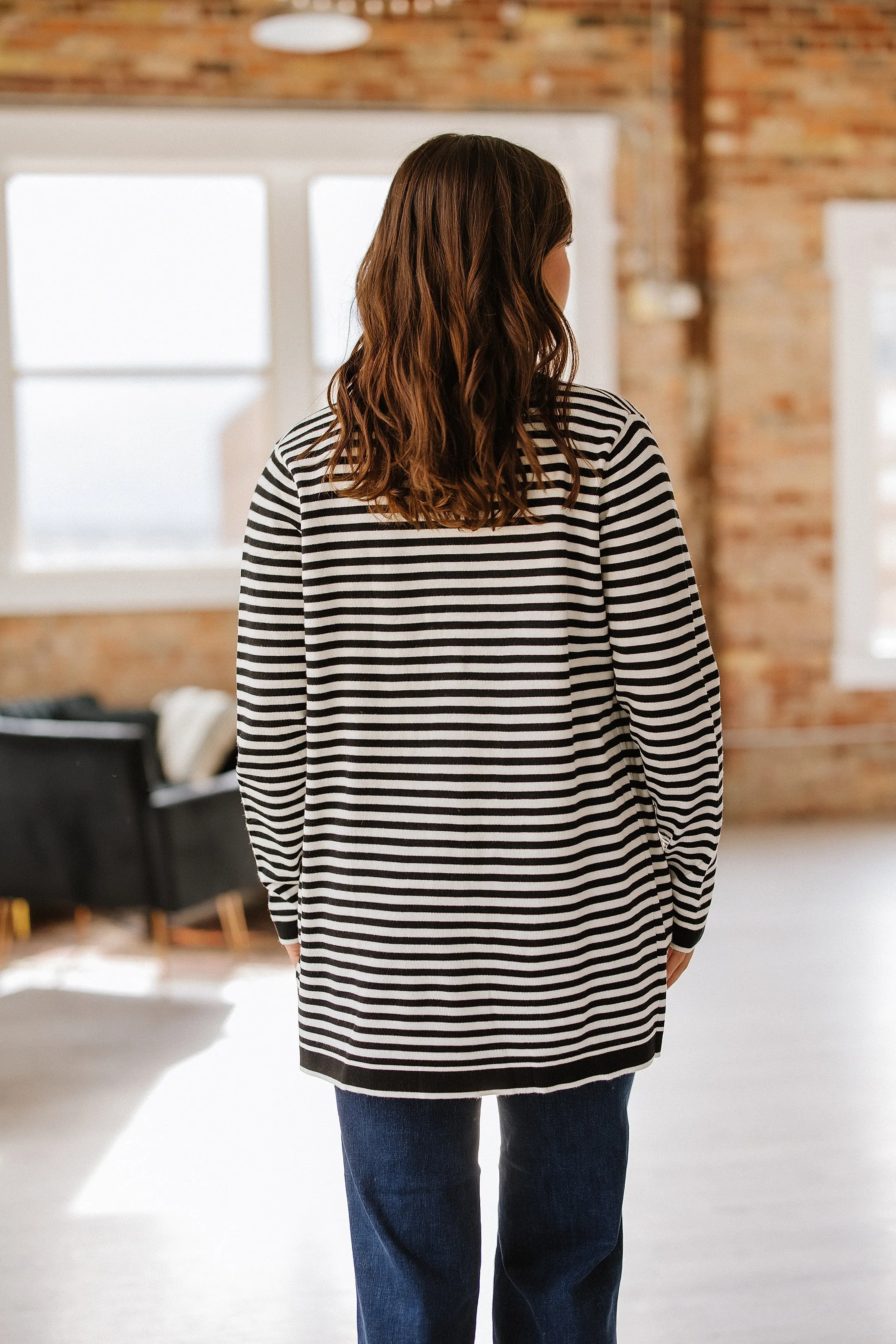 Gavin Striped Long Cardigan | S-2XL | PRE ORDER