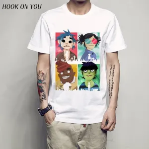 Gorillaz men Male funny T-Shirt