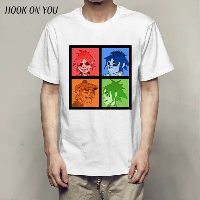 Gorillaz men Male funny T-Shirt