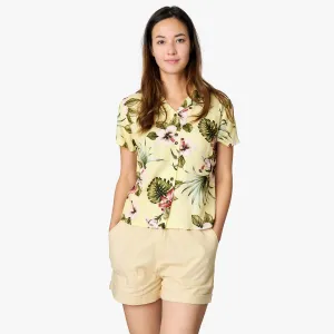 Hawaiian Floral Camp Blouse