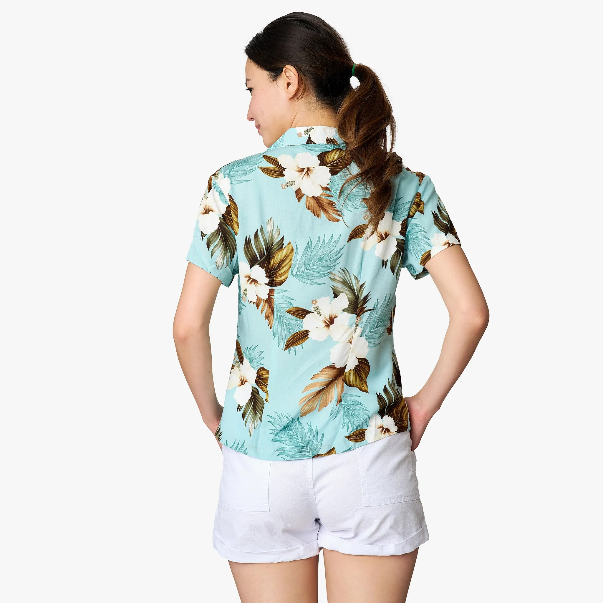 Hibiscus Floral Blouse