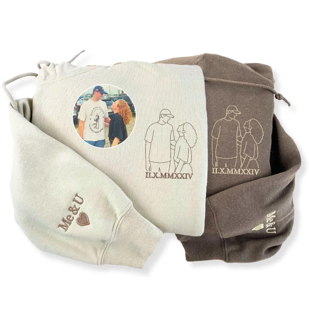 His & Hers Twin Pack: Embroidered Sweatshirt & Tote Bag