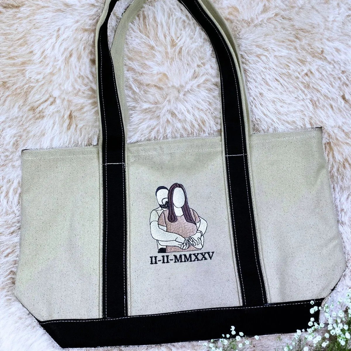 His & Hers Twin Pack: Embroidered Sweatshirt & Tote Bag