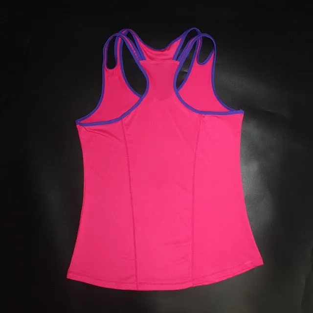 Hot Women Fitness bodybuilding sleeveless Temperament Spandex Tank Top Women Vest Tops Female fashion Sexy clothing 7 color