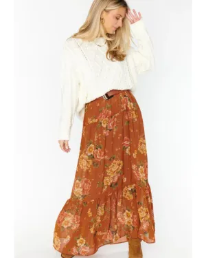 Larina Midi Skirt Garden Harvest