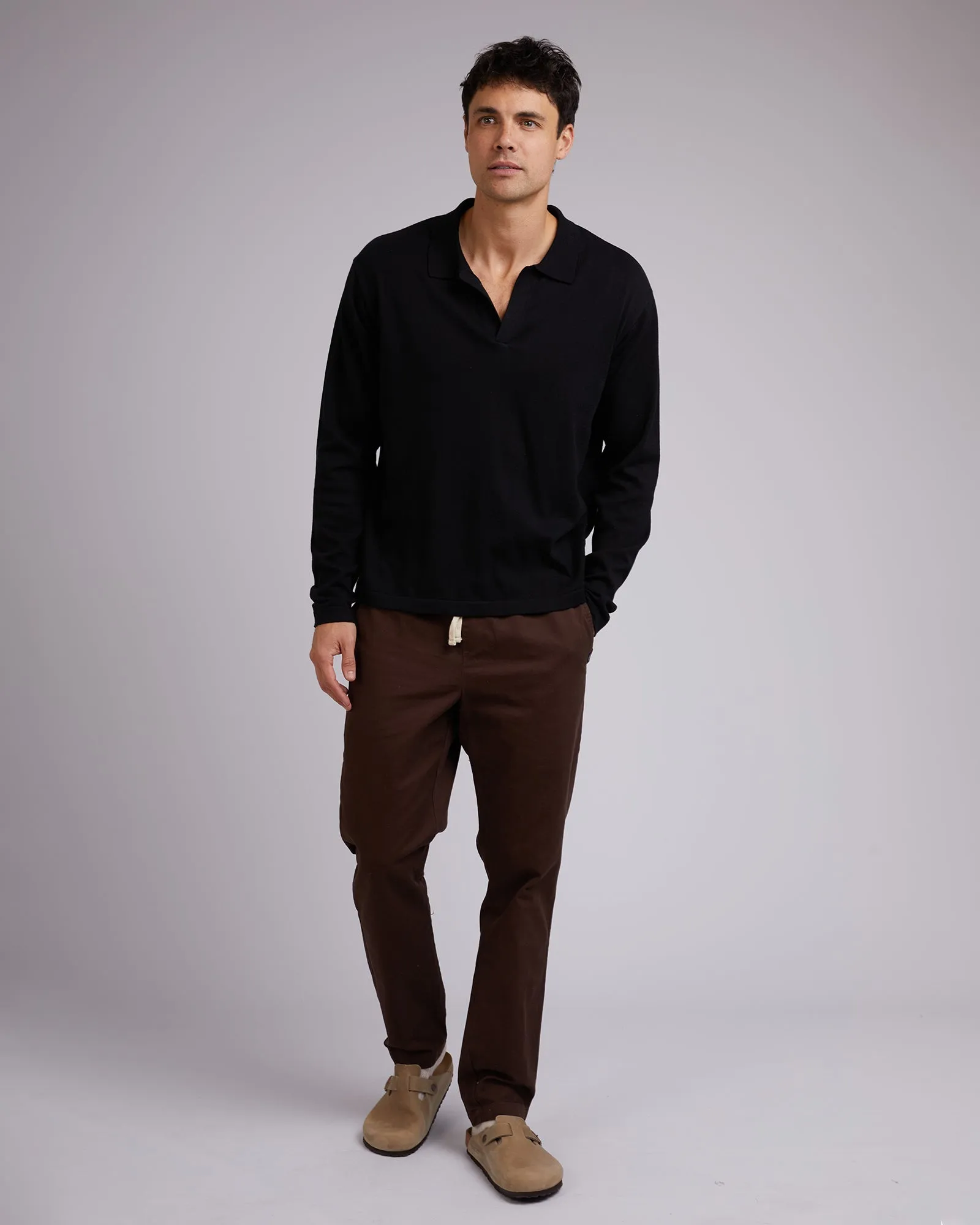 Marlo Long Sleeve Knit Black