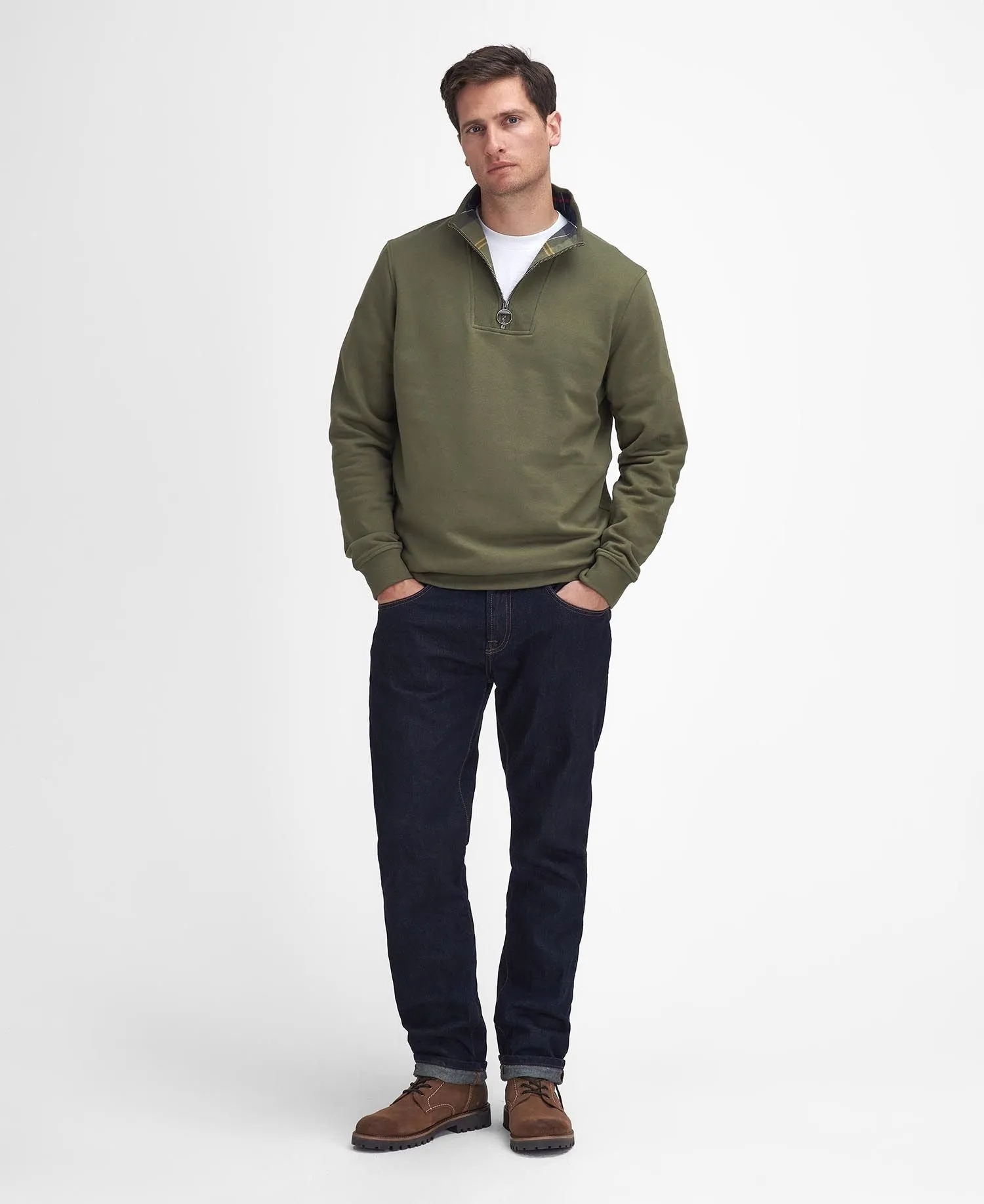 Nelson Half-Zip Sweatshirt - Ivy Green